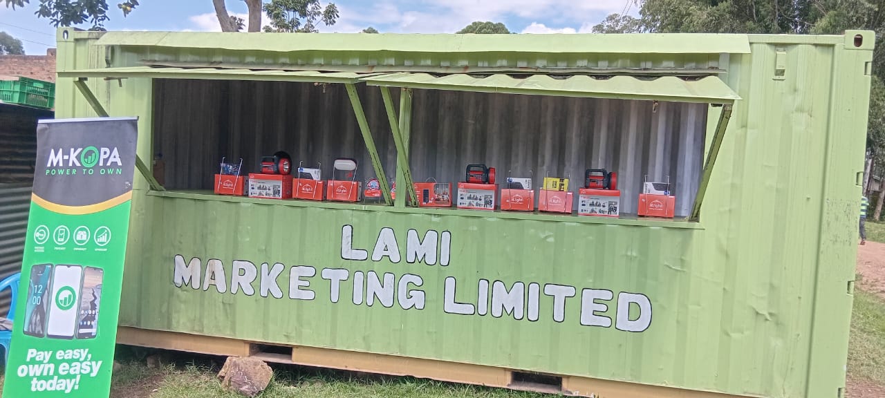 Lami Marketing Limited product display outside the shop